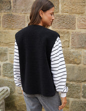 Load image into Gallery viewer, Women's Black Reversible Fleece Borg Gilet
